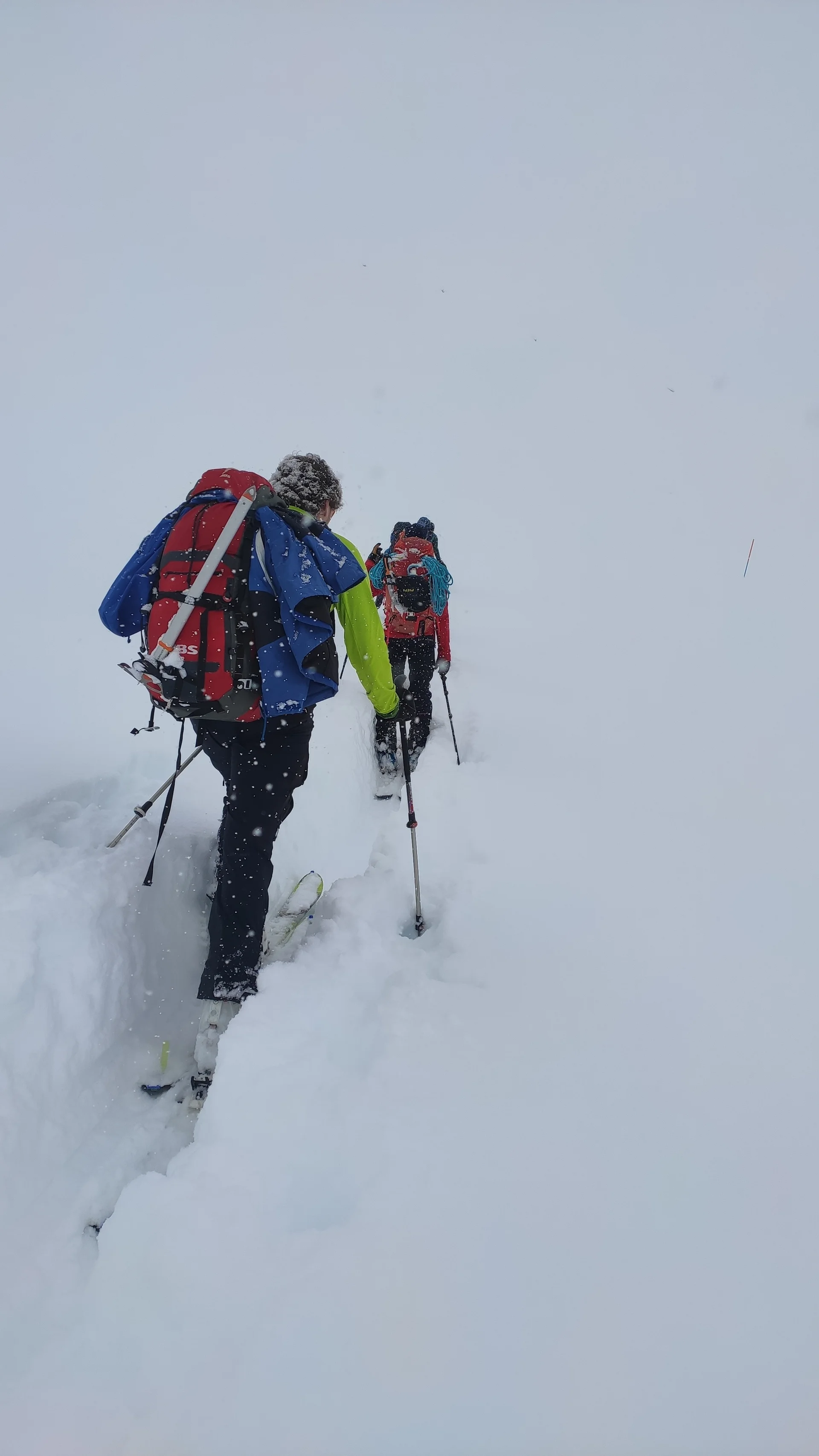 Viel Schnee beim Aufstieg | © DAV/Marvin Hausmann