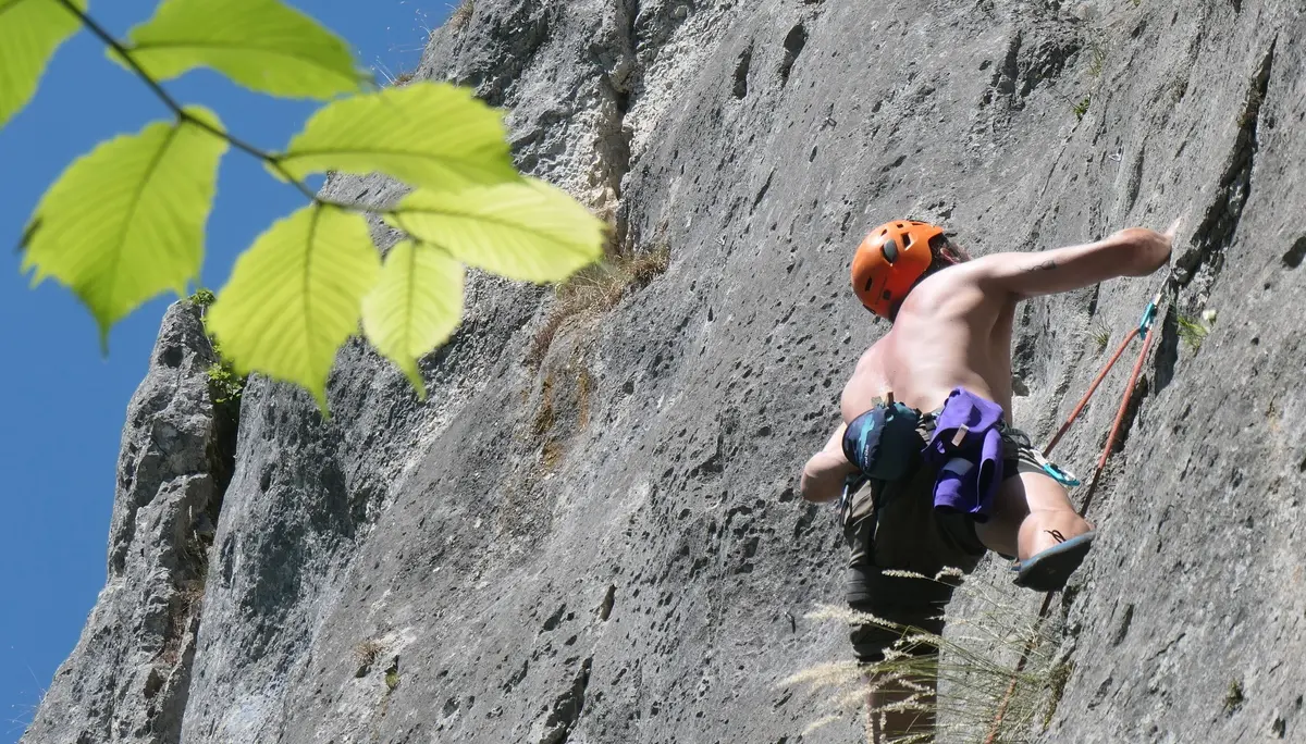 Sportkletterwochenende im Blautal – Fels, Hitze und eiskalte Erfrischung | © Oliver Riegg