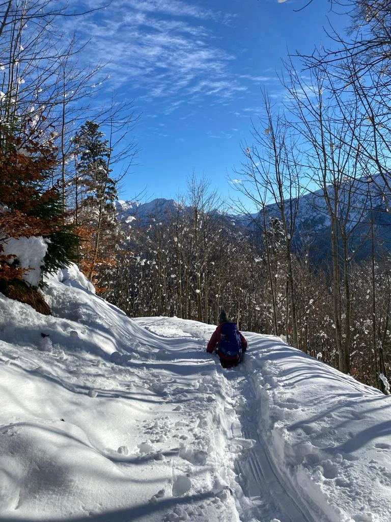 Gruppe 2 Zipfelbob | © DAV/Joseph Hirsch