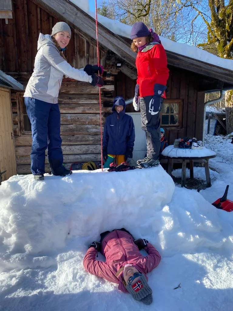 LVS-Training mit Jugendleiterin | © DAV/Joseph Hirsch