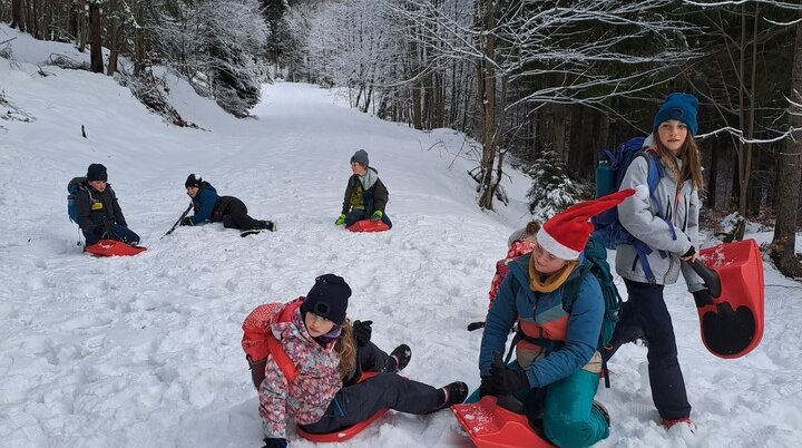 Gruppe 1 Schneewanderung | © DAV/Joseph Hirsch