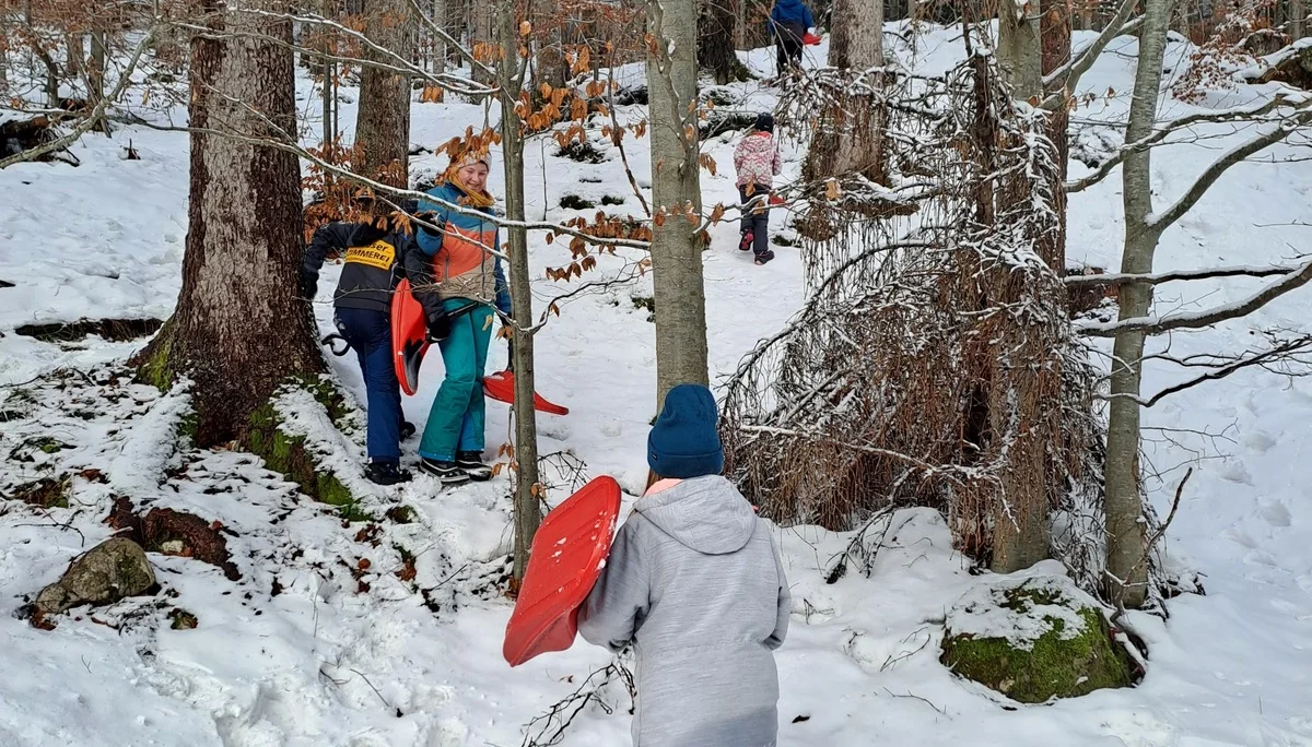 Gruppe 1 Zipfelbob Hang | © DAV/Joseph Hirsch