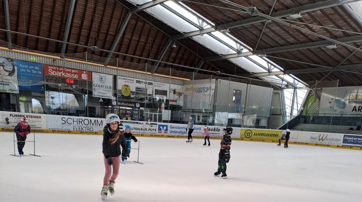 Eisläufer in Aktion | © DAV/Carolin Ullrich