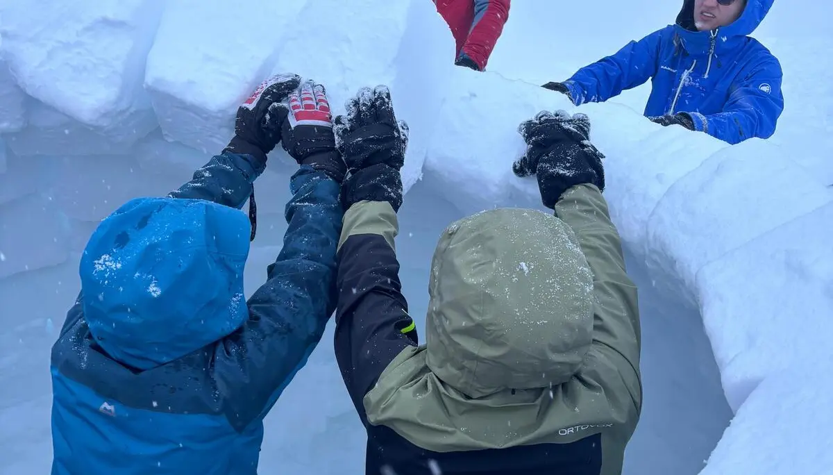 Die jungen Wilden auf Iglutour | © DAV/Vera Langguth