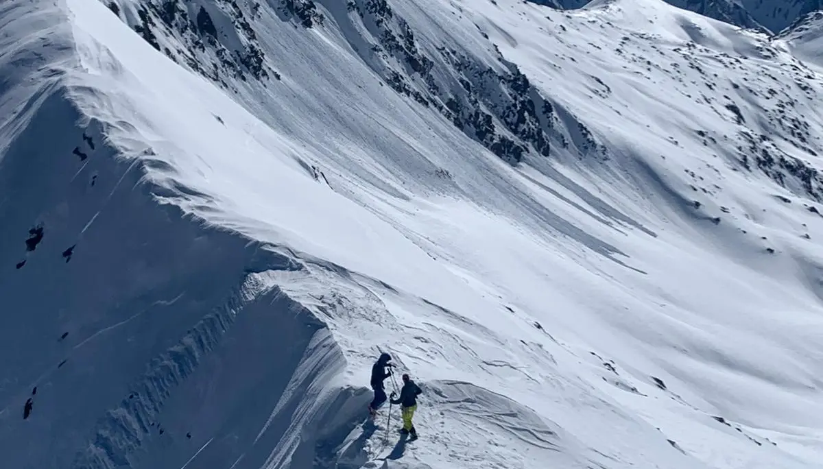 Die "Jungen Wilden" unterwegs zum Tourentraum bei Kaiserwetter | © DAV/Vera Langguth