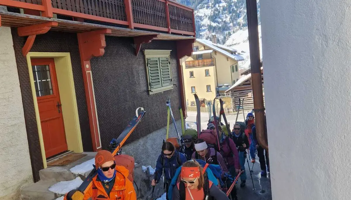 Die "Jungen Wilden" unterwegs zum Tourentraum bei Kaiserwetter | © DAV/Vera Langguth