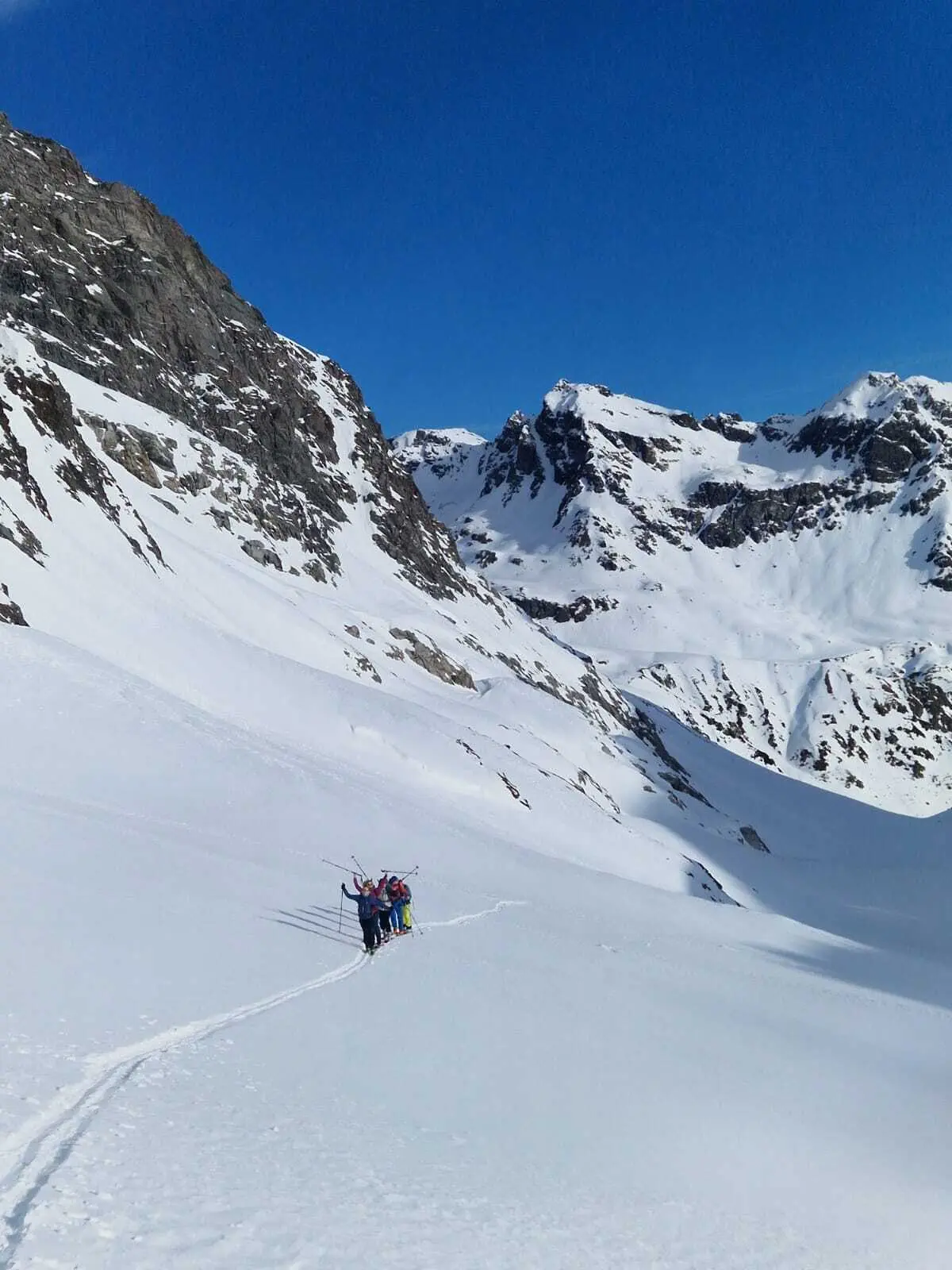 Die "Jungen Wilden" unterwegs zum Tourentraum bei Kaiserwetter | © DAV/Vera Langguth