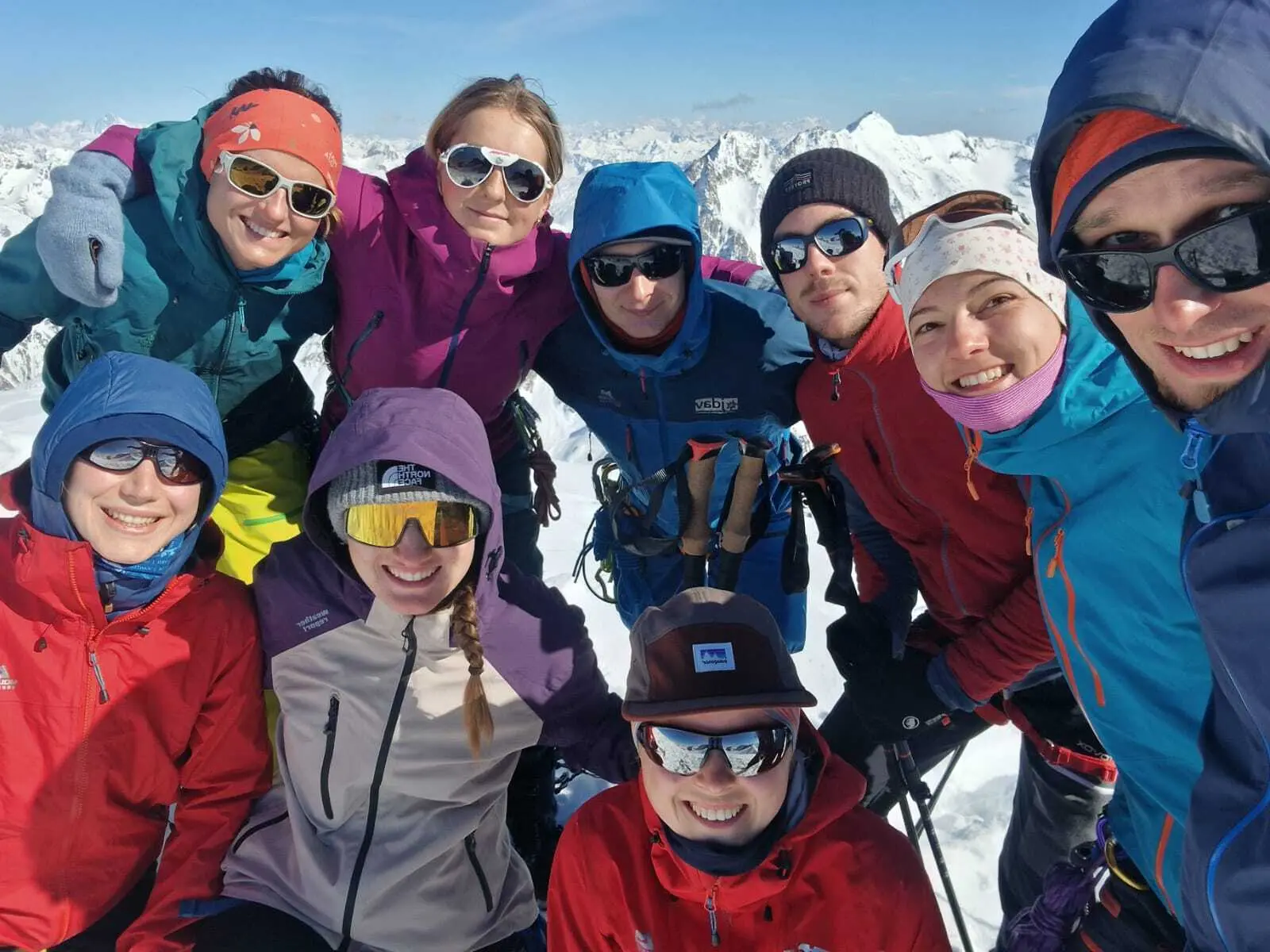 Die "Jungen Wilden" unterwegs zum Tourentraum bei Kaiserwetter | © DAV/Vera Langguth