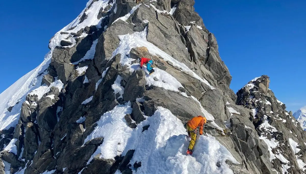 Die "Jungen Wilden" unterwegs zum Tourentraum bei Kaiserwetter | © DAV/Vera Langguth